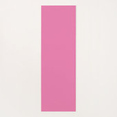 ピンクかわいらしの花柄モノグラムの ヨガマット (裏面)