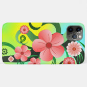 ピンクかわいらしの花熱帯ハイビスカスフローラスリム Case-Mate iPhoneケース (裏面(横))