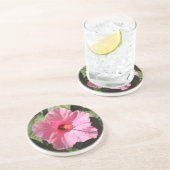 ピンクかわいらしの花石コースター コースター (側面)