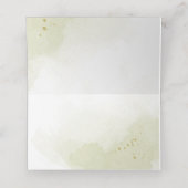 ピンクかわいらしの花葉緑 プレイスカード (内部開封)