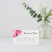 ピンクかわいらしの花 エンクロージャーカード (スタンド正面)