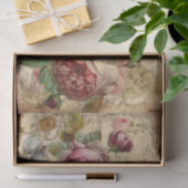 ピンクかわいらしの花 薄葉紙 (ギフト)