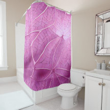 ピンクかわいらしの葉パターン