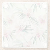 ピンクかわいらしの蘭 ガラスコースター (裏面)