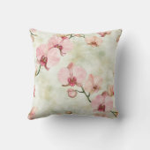 ピンクかわいらしの蘭 クッション (裏面)