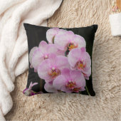 ピンクかわいらしの蘭 クッション (ブランケット)