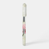 ピンクかわいらしの蘭 iPhoneケース (右側面)