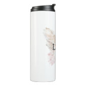 ピンクかわいらしの蝶の羽 タンブラー (回転左)