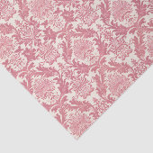 ピンクかわいらしの装飾ダマスク模様 薄葉紙 (詳細)