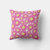 ピンクかわいらしの装飾用クッションとオリジナル設計da クッション (裏面)