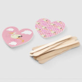 ピンクかわいらしの赤ちゃんシャワー ハンドファン (組立なし)