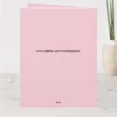 ピンクかわいらしの追加名がよくなる カード (裏面)