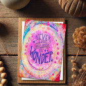 ピンクかわいらしは決して～の感覚を失わ疑問に思ない カード