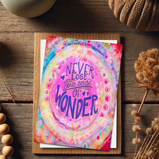 ピンクかわいらしは決して～の感覚を失わ疑問に思ない カード