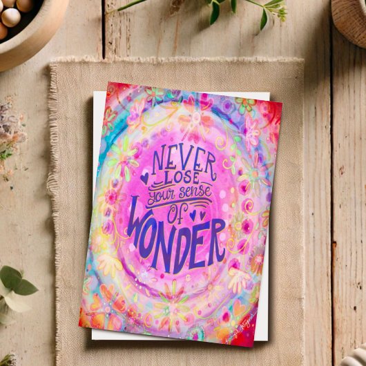 ピンクかわいらしは決して~の感覚を失わ疑問に思ない カード