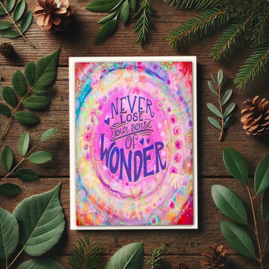 ピンクかわいらしは決して～の感覚を失わ疑問に思ない カード