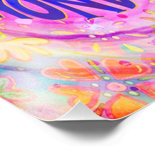 ピンクかわいらしは決して～の感覚を失わ疑問に思ない フォトプリント            (角)