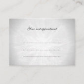 ピンクかわいらしアポイントメント 予約カード (裏面)