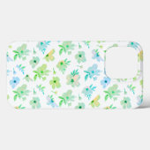 ピンクかわいらしウォーターカラーパステルケースメイトiPhoneカス Case-Mate iPhoneケース (裏面 (横))