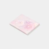 ピンクかわいらしカーネーションスタイリッシュ写真 ポストイット (アングル)