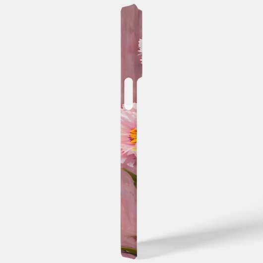 ピンクかわいらしカーネーションフラワーブーケ油絵 Case-Mate iPhoneケース (裏面 / 右)