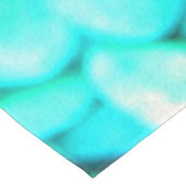 ピンクかわいらしガーデンフロックスフラワーオンアクアマリン テーブルクロス (アングル)