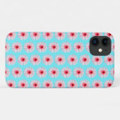 ピンクかわいらしガーベラデイジーパターン Case-Mate iPhoneケース (裏面(横))