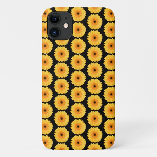ピンクかわいらしガーベラデイジーパターン Case-Mate iPhoneケース (裏面)