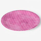 ピンクかわいらしガーリーの人魚 ペーパープレート (アングル)