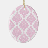 ピンクかわいらしギフトアイディアの女の子 セラミックオーナメント (右)