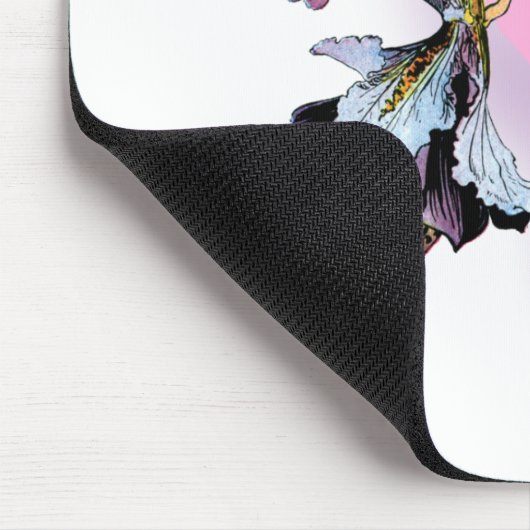 ピンクかわいらしギフトアイディアの女の子 マウスパッド (コーナー)