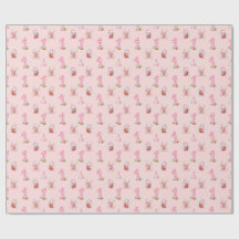 ピンクかわいらしギンガム、バンニ、クマ！