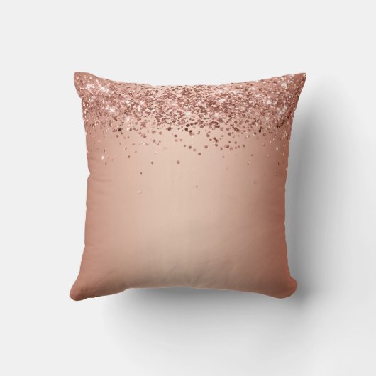 ピンクかわいらしグリッターキンセアニラ装飾用クッション クッション (裏面)