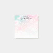 ピンクかわいらしグリッターグラマガーリーラス ポストイット (正面)