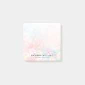 ピンクかわいらしグリッターグラマガーリーラス ポストイット (正面)