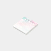 ピンクかわいらしグリッターグラマガーリーラス ポストイット (アングル)