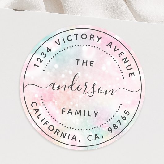 ピンクかわいらしグリッターグラマガーリーラス ラウンドシール