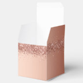 ピンクかわいらしグリッター空白のお願い フェイバーボックス (オープン)