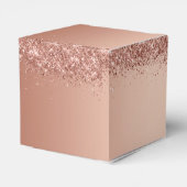 ピンクかわいらしグリッター空白のお願い フェイバーボックス (裏面サイド)