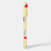 ピンクかわいらしスクエア紙吹雪名前を追加ガールズ Case-Mate iPhoneケース (裏面 / 右)