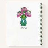 ピンクかわいらしスパイラルノートブック ノートブック (裏面)