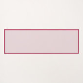 ピンクかわいらしスワールデザインゼンヨガナマステ ヨガマット (裏面(横))