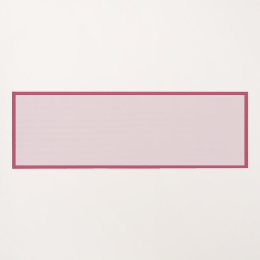 ピンクかわいらしスワールデザインゼンヨガナマステ ヨガマット (裏面(横))