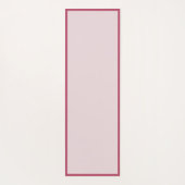 ピンクかわいらしスワールデザインゼンヨガナマステ ヨガマット (裏面)