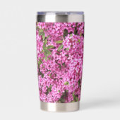 ピンクかわいらしダフネフローラ 保温保冷タンブラー (正面)