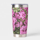 ピンクかわいらしダフネフローラ 保温保冷タンブラー (右面)
