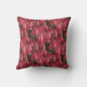 ピンクかわいらしチューリップ クッション (裏面)