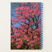 ピンクかわいらしツツジフローラ ノートブック (裏面)