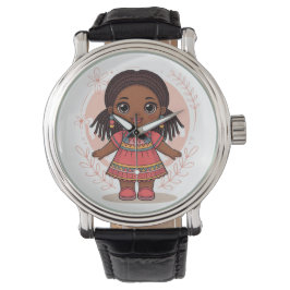 ピンクかわいらしティックで 腕時計