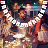 ピンクかわいらしテーマカクテル30歳の誕生日 バンティングフラッグ